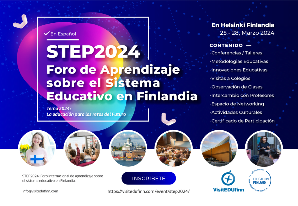 STEP2024 BANNER La Educacion Finlandesa